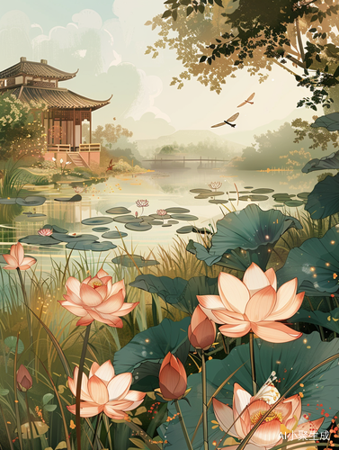 夏日乡村风景