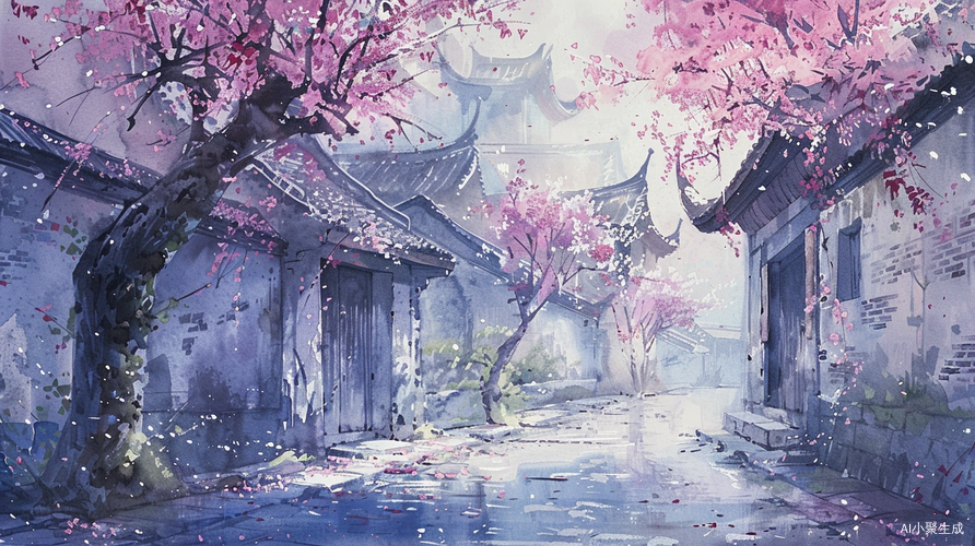 唯美意境的油画风景
