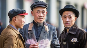 时髦男人的街拍风