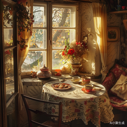 小屋咖啡馆装饰品