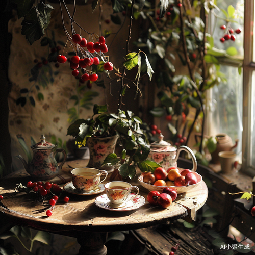 小屋咖啡馆装饰品