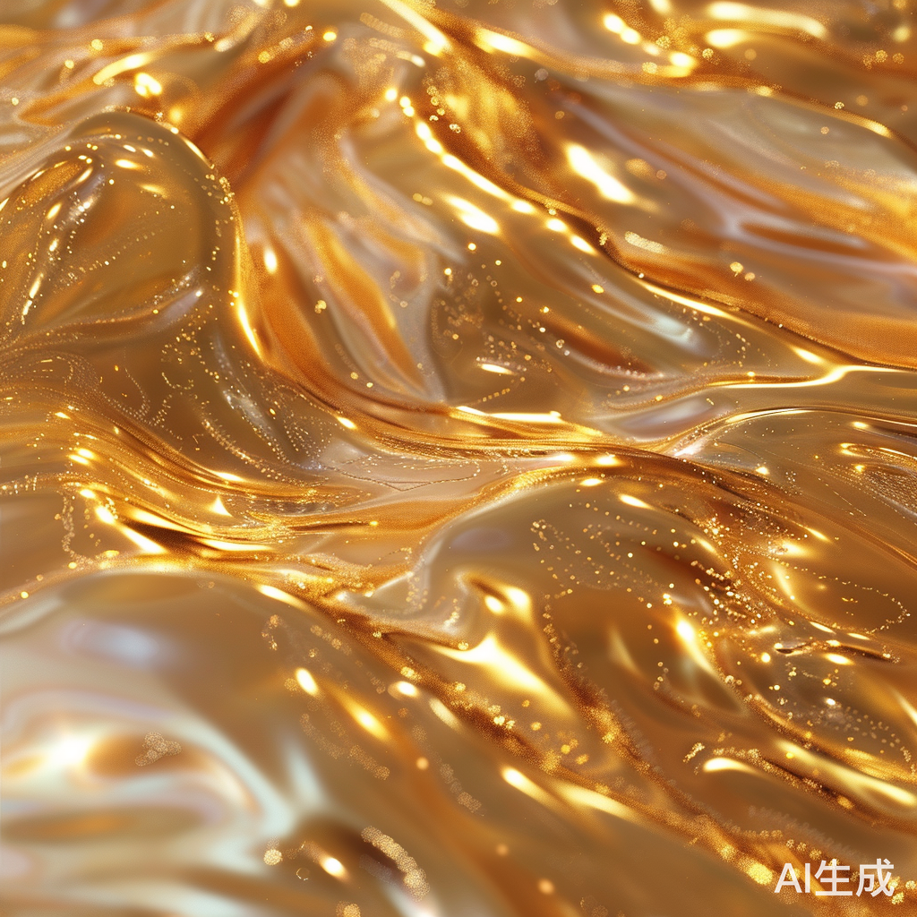 金色液体金沙带质感高清画质龙