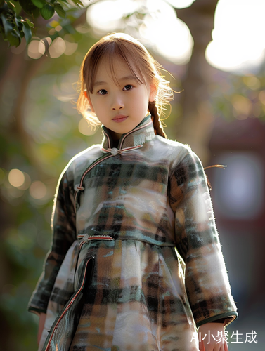 中国女孩黑色头发小时候照片