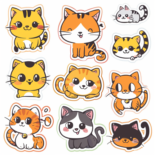 可爱小猫群萌萌哒