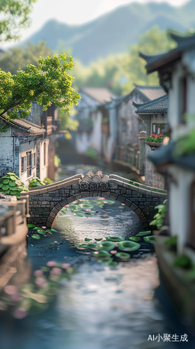江南水乡小镇风光