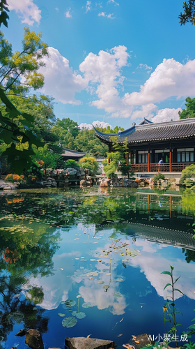 碧波荡漾芙蓉湖，水系环绕盛唐诗篇