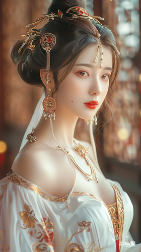 Chinese Style Beauty in Ancient Costume