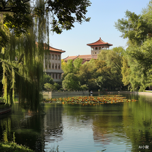 清华大学美丽风景