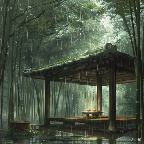 雨天小屋，自然治愈