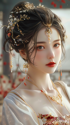 Exquisite Chinese Style Beauty in Ancient Costume