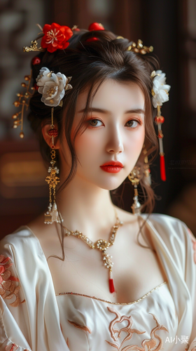 Exquisite Chinese Style Beauty in Ancient Costume