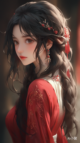 典雅古装美女描绘