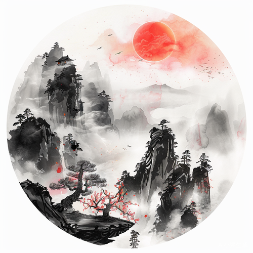 旭日东升，生机勃勃