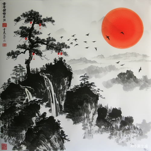 旭日东升，生机勃勃