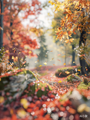 Golden Autumn Forest