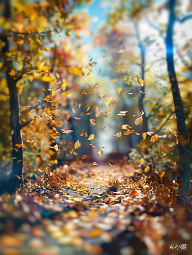 Golden Autumn Forest