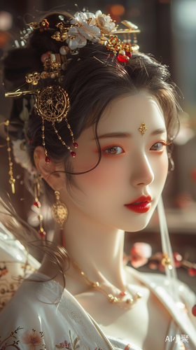 Exquisite Chinese Style Beauty in Ancient Costume