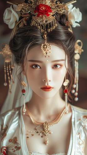 Exquisite Chinese Style Beauty in Ancient Costume