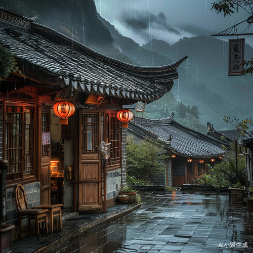 雨中山村茶室