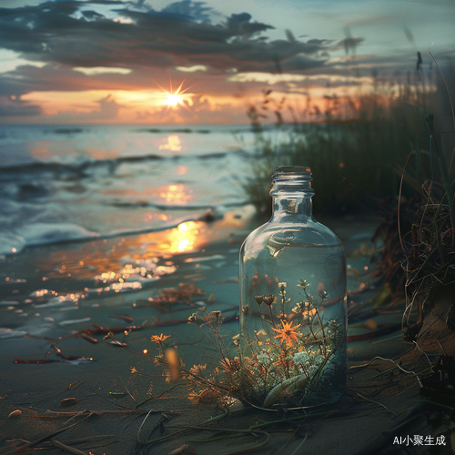 海边许愿瓶
