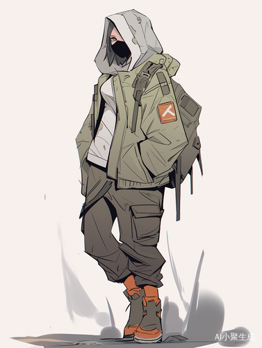 末日风格破旧便服