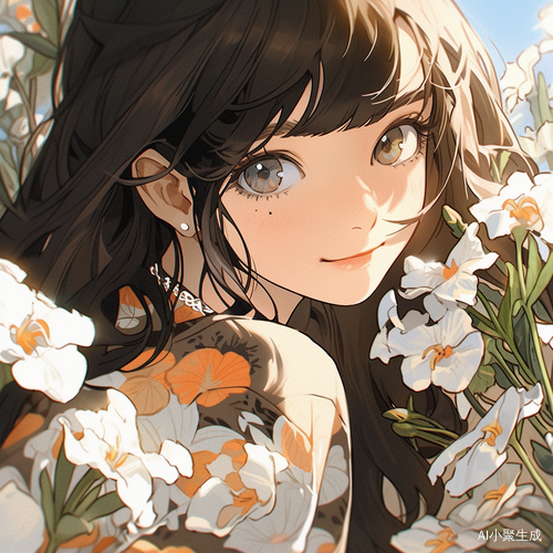 美少女自拍花海电影感