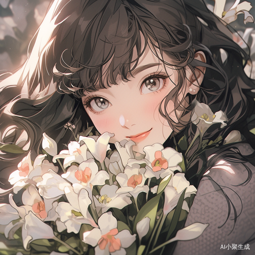美少女自拍花海电影感