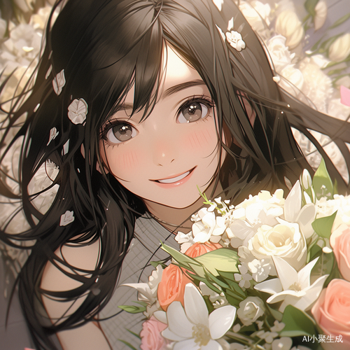 美少女自拍花海电影感