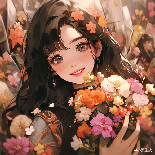 美少女自拍花海电影感
