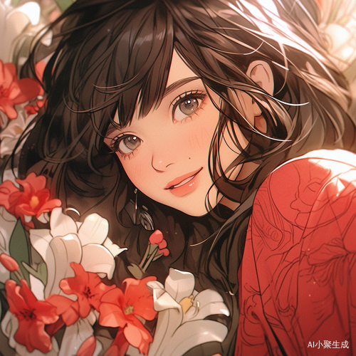 美少女自拍花海电影感