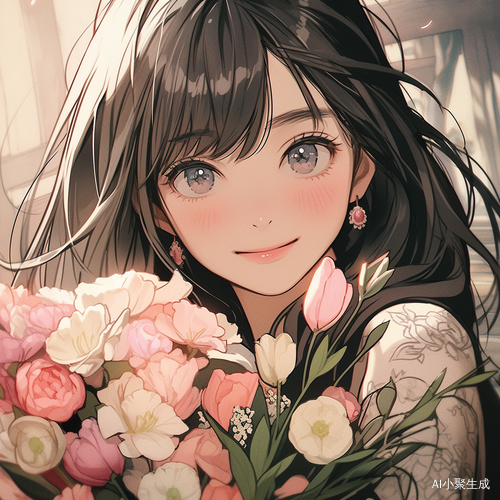 美少女自拍花海电影感