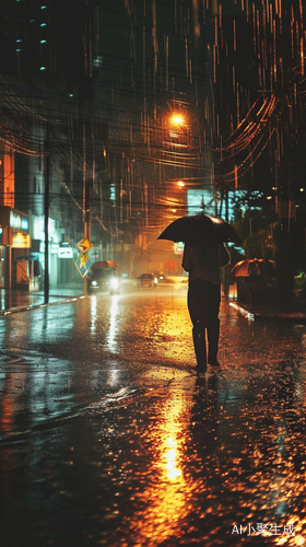 暴雨袭城：下班族与大自然的搏斗