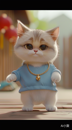 Stylish Cute Cat in High-Resolution Animated Gifs