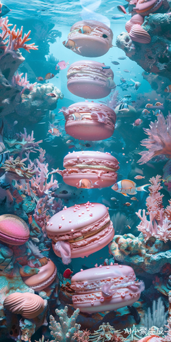 梦幻马卡龙海底世界