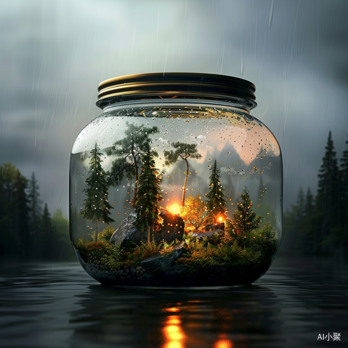 Ethereal Forest: Capturing Nature's Magic in a Jar