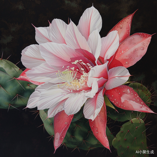 昙花神秘绽放
