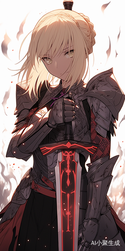 锐利眼神女将军
