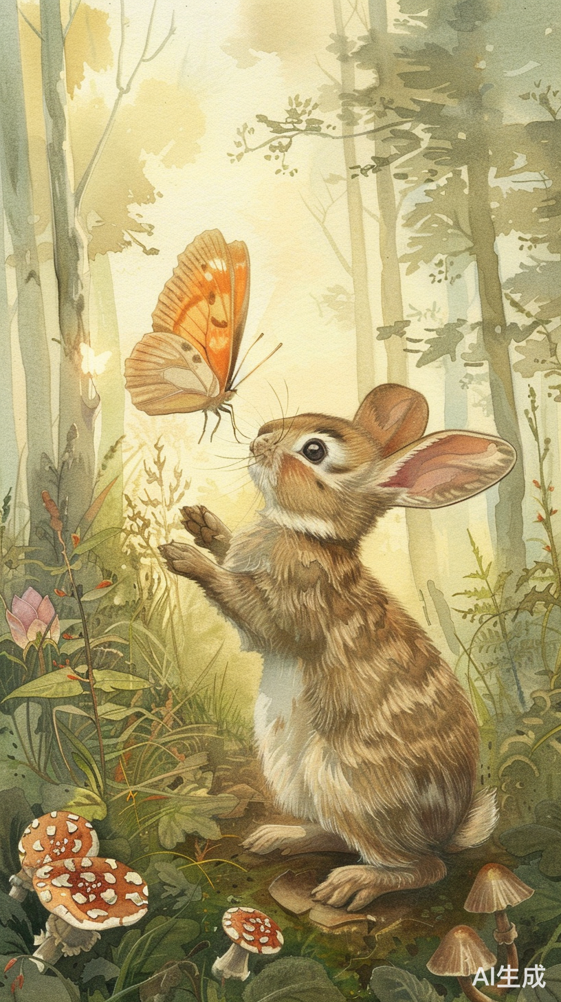 小兔子迷失森林