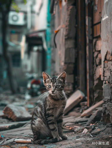 城市流浪猫的无助与孤独