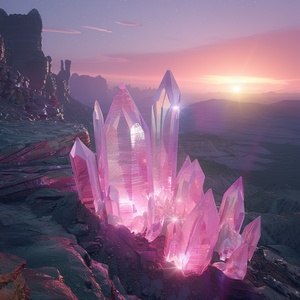 At night,This is surreal and complex CG rendering, transparent, starlight, round crystal, CG3D effect, volume light, super wide angle, sky, pink white light reflection,Tyndall light effect，super shocking reality 8K that affects complex details, Marc ADAMUS landscape photography, stereo light in real life, symmetry, 8K.HD ar 2:3 style raw stylize 750 v 3