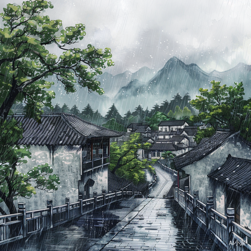 江南烟雨百景图