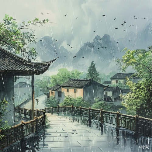 江南烟雨百景图