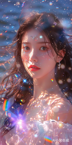 Dreamy Sailor Moon Portrait in Chinese Oil Painting Style