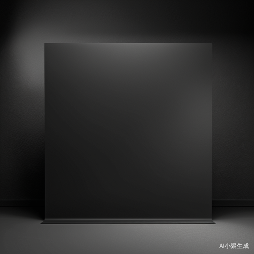黑色背景灰色音符简约风