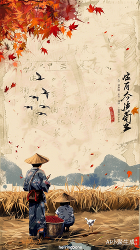 处暑时节丰收满园，秋意盎然乐在其中