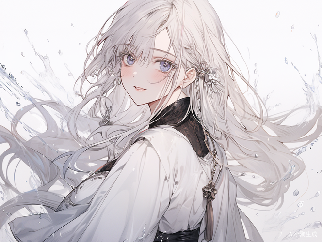 流光女孩，纯净的容颜