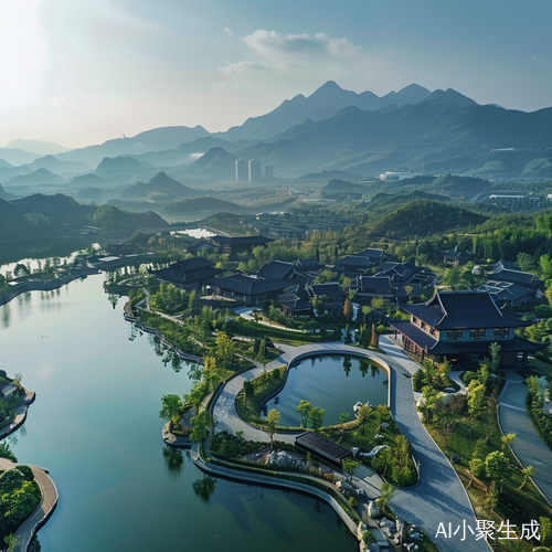 狮子湖度假村AI科技训练营全景图