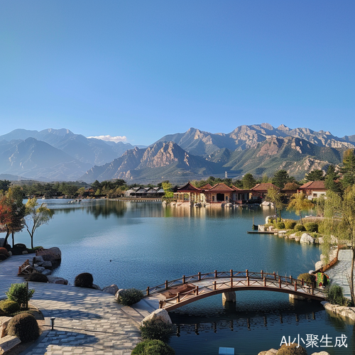 狮子湖度假村AI科技训练营全景图