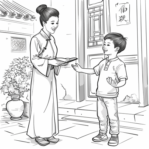 中国母亲与20多岁儿子的聊天