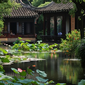 水系还孕育了丰富的水生生态，莲花、芦苇等水生植物点缀其间，鱼儿穿梭其中，为这静态的画卷增添了几分生机与活力。大唐芙蓉园的水系，以其独特的魅力，让每一位踏入其中的游客，都能感受到那份来自盛唐的温婉与灵动。